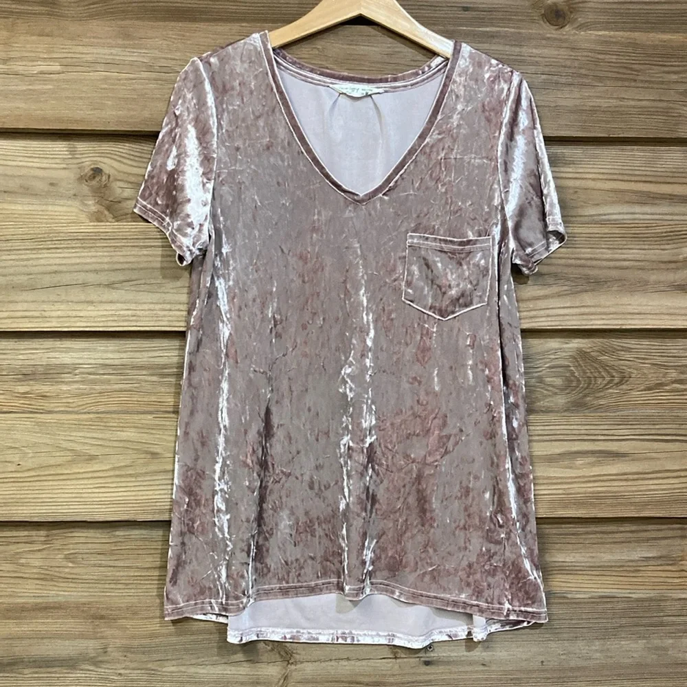 Spring + Mercer Velvet Tee - Picture 1 of 5